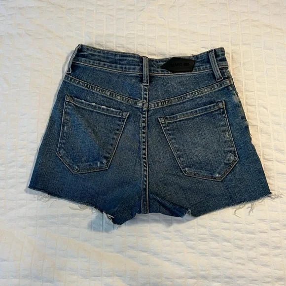 High Rise Jean Shorts - Picture 2 of 4